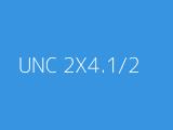 UNC 2X4.1/2 
